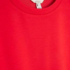 Red Premium Short Sleeve Boxy T-shirt
