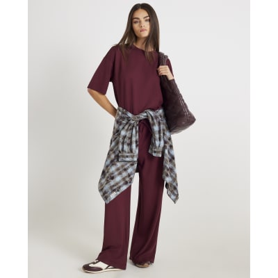 Red Premium Short Sleeve Boxy T-Shirt