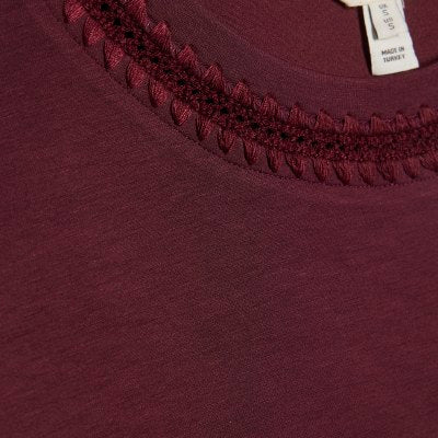 Red Premium Whipstitch T-Shirt