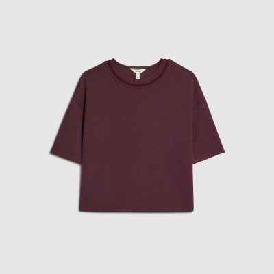 Red Premium Whipstitch T-Shirt
