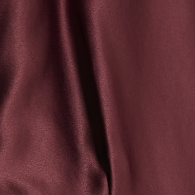 Red satin Cape Mini Dress