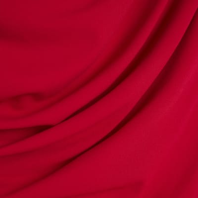 Red Short Sleeve Ruched Midi Dress