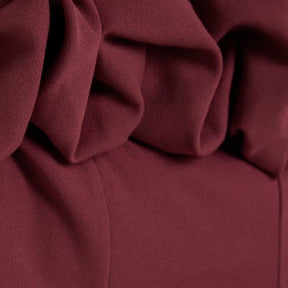 Red Sleeveless Ruffle Bardot Top