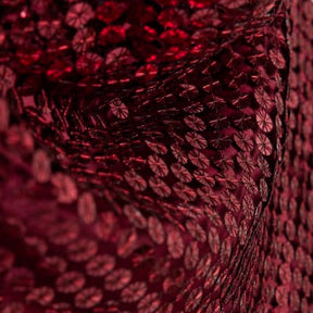 Red Sleeveless Sequin Cowl Neck Cami Top