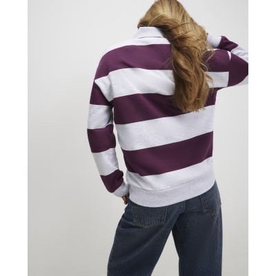 Red Stripe Colorado Rugby Sweatshirt