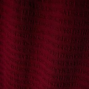 Red Textured Wide Leg Trousers