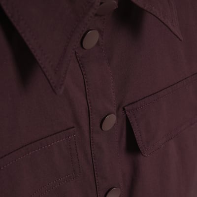 Red Utility Mini Dress