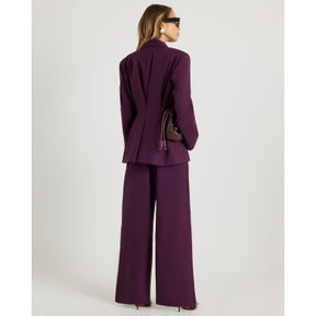 Red Wide Leg Trousers