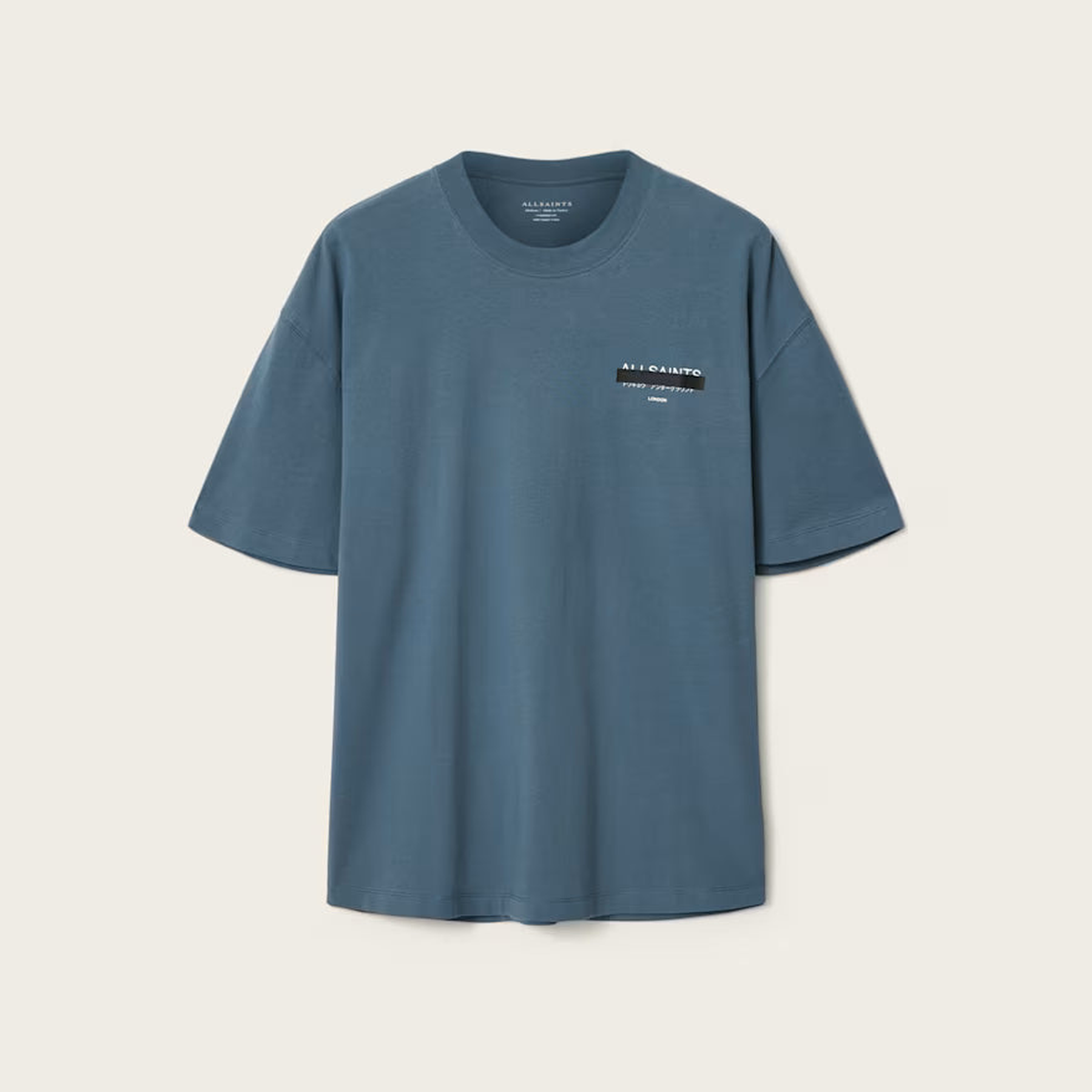 Redact Oversized Embroidered Logo T-Shirt