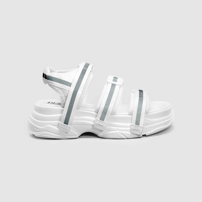 REFLECTIVE CHUNKY SANDALS