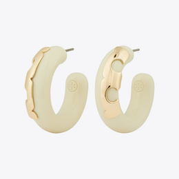 Resin Hoop Earrings