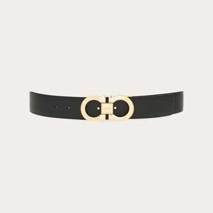 Reversible and adjustable Gancini belt