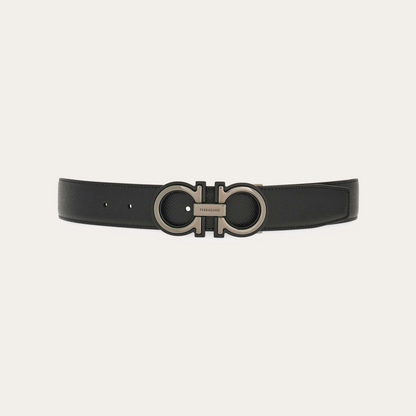 Reversible and adjustable Gancini belt