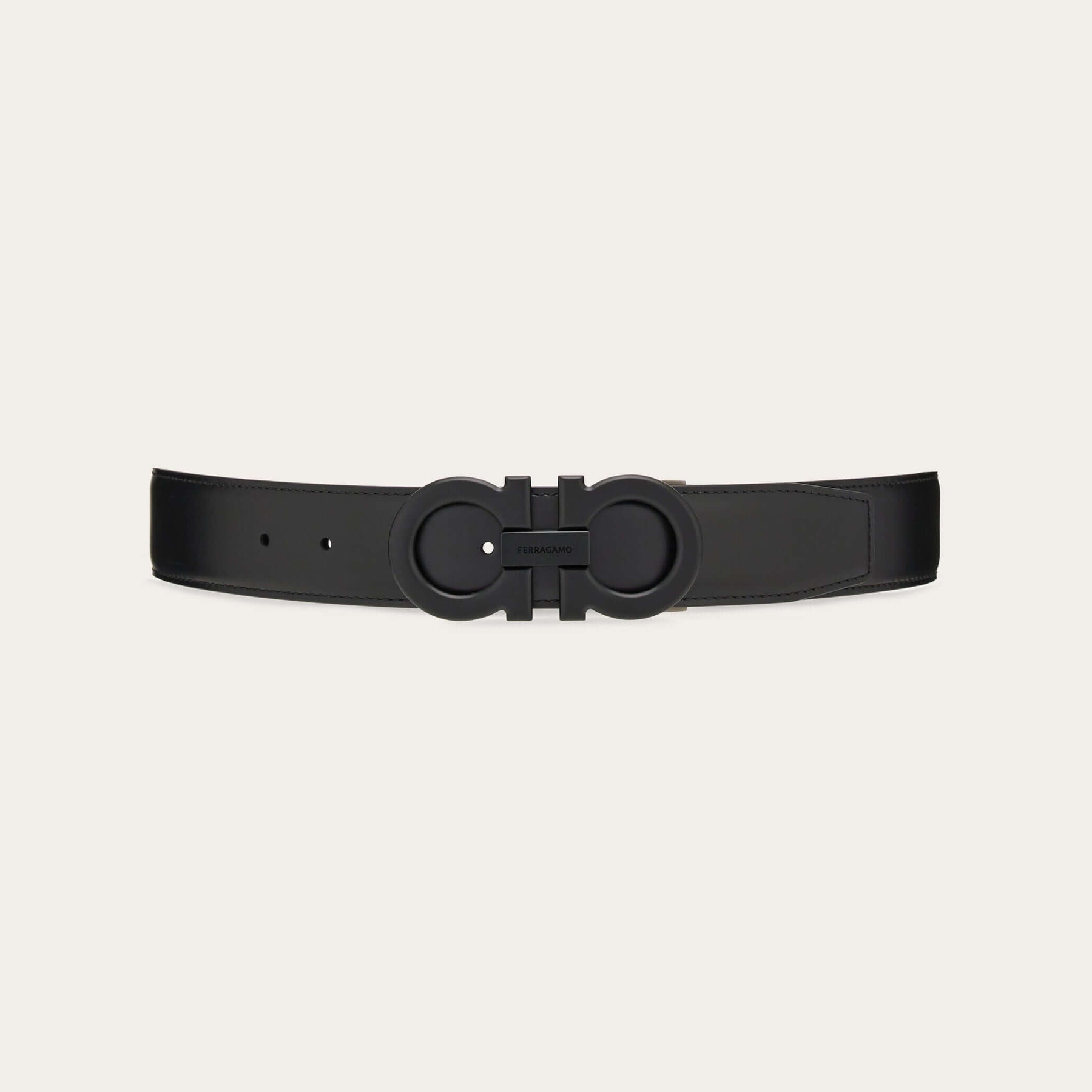 Reversible and adjustable Gancini belt