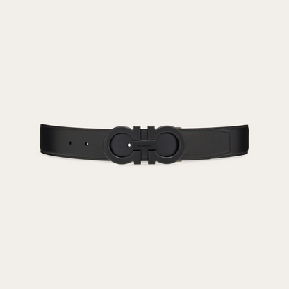 Reversible and adjustable Gancini belt