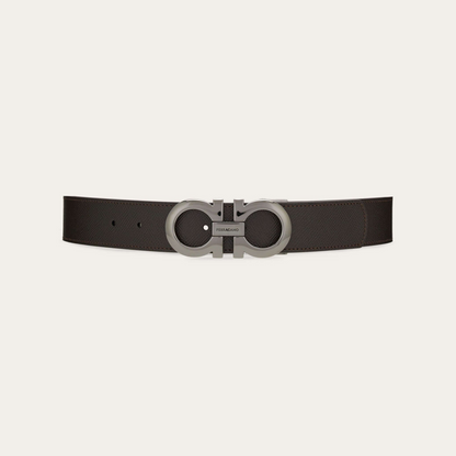 Reversible and adjustable Gancini belt