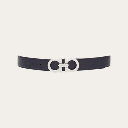 Reversible and adjustable Gancini belt