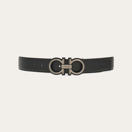 Reversible and adjustable Gancini belt