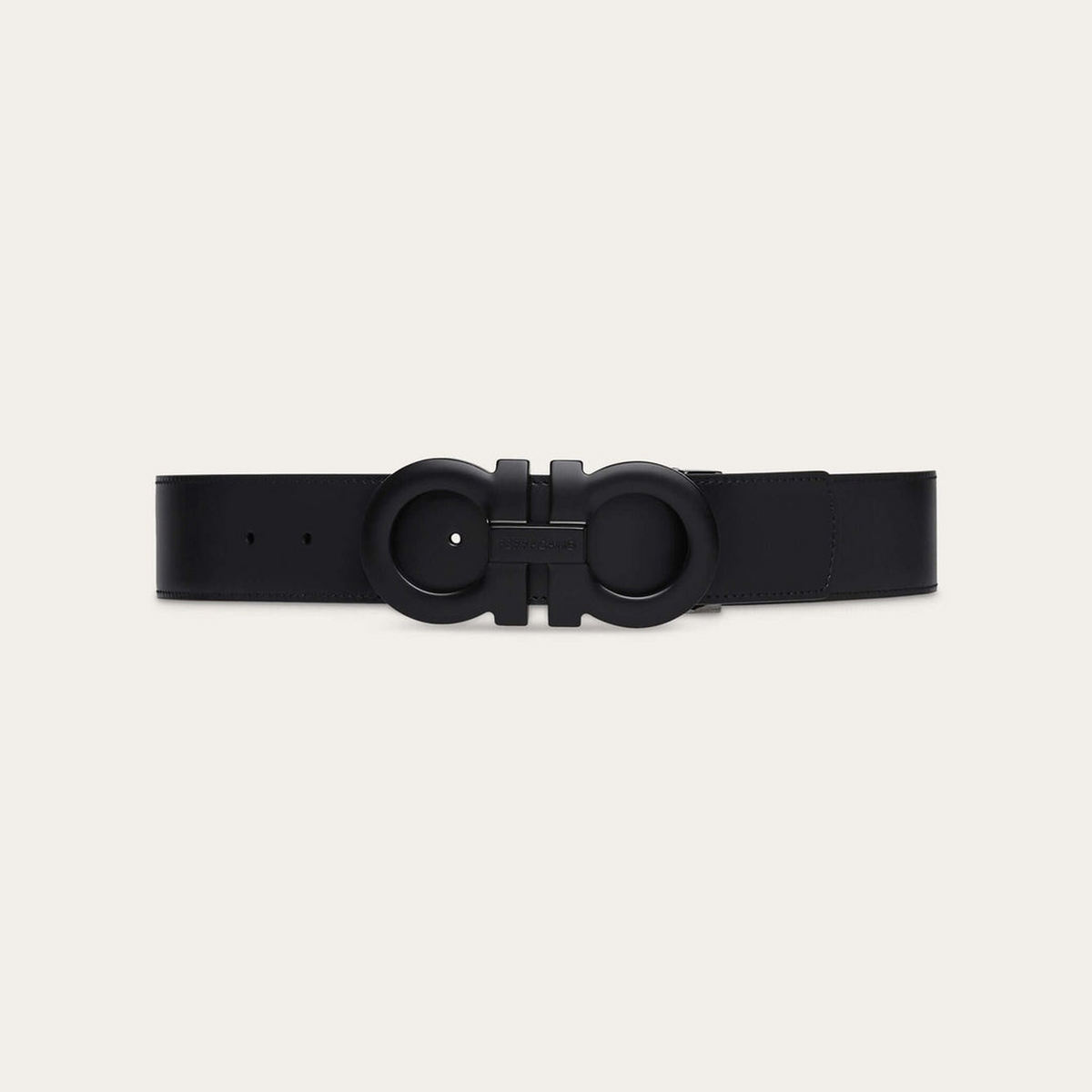 Reversible and adjustable Gancini belt