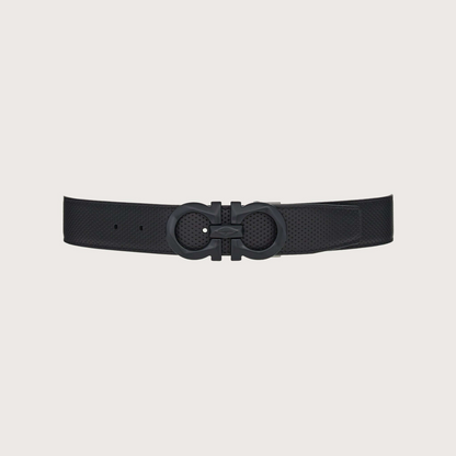 Reversible and adjustable Gancini belt
