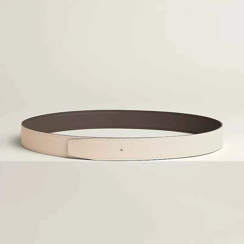 Reversible leather strap 32 mm