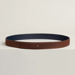 Reversible leather strap 32 mm