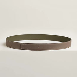 Reversible leather strap 32 mm