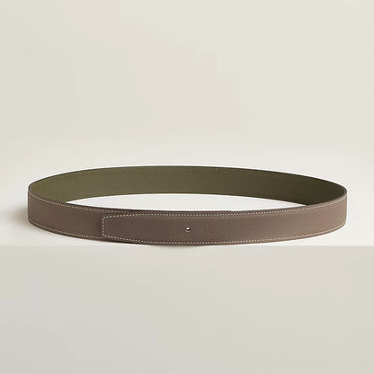 Reversible leather strap 32 mm