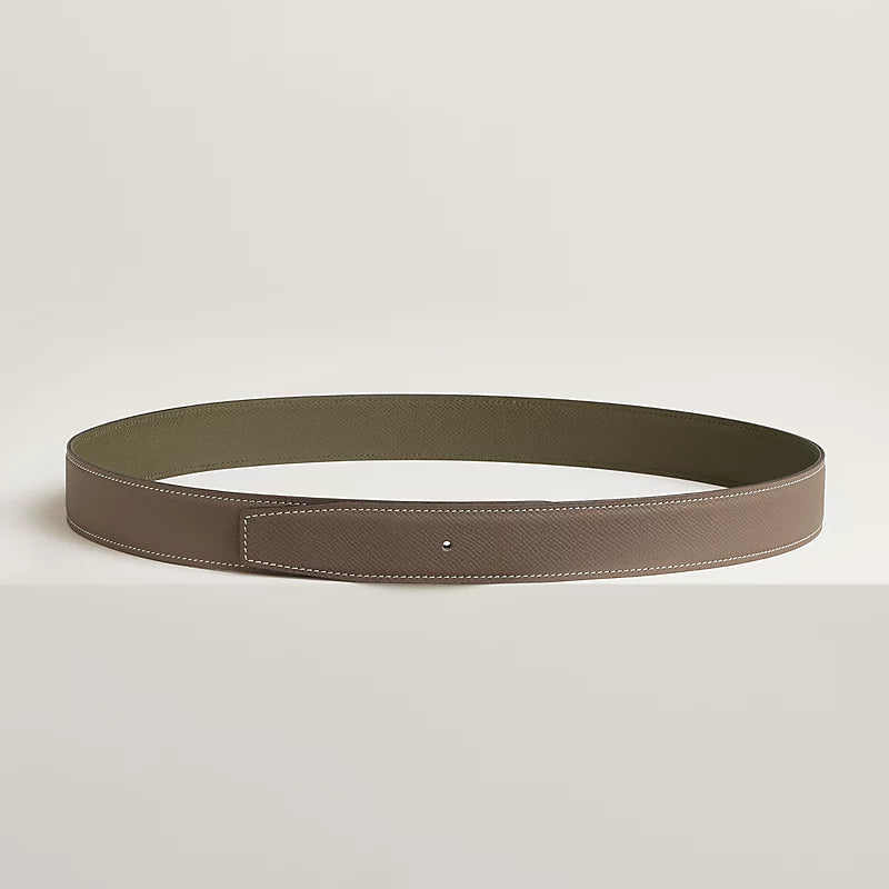 Reversible leather strap 32 mm