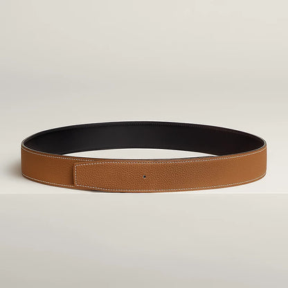 Reversible leather strap 38 mm