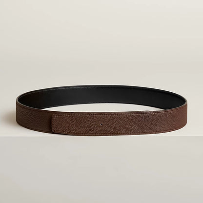 Reversible leather strap 38 mm