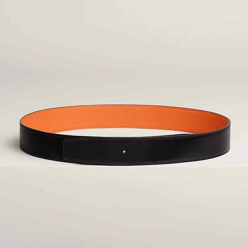 Reversible leather strap 38 mm