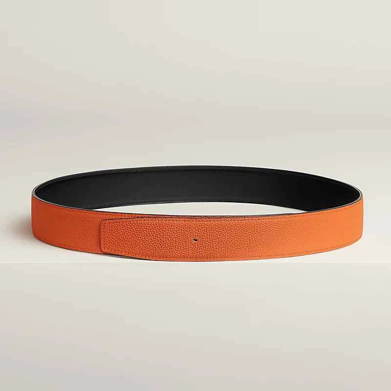 Reversible leather strap 38 mm