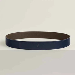 Reversible leather strap 38 mm
