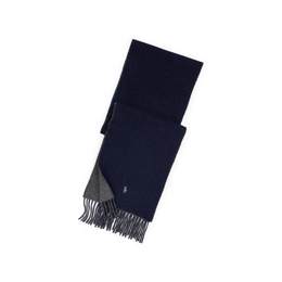 Reversible Wool Blend Scarf