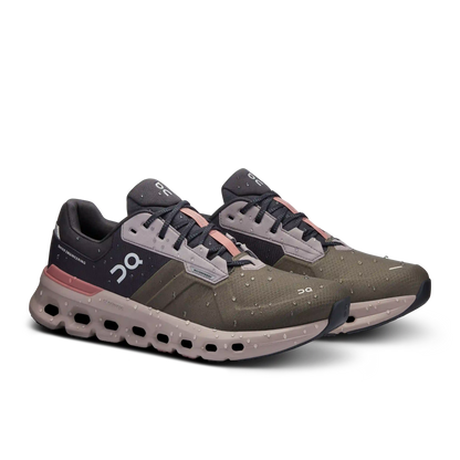 Cloudrunner 2 Waterproof 'Olive Mahogany' On Running