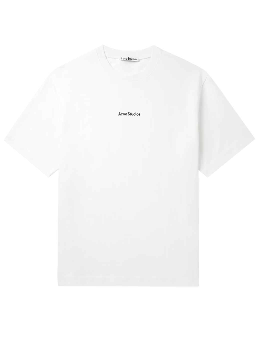 Acne Studios Stamp Logo T-Shirt in White