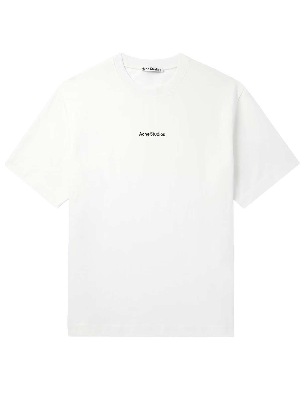 Acne Studios Stamp Logo T-Shirt in White