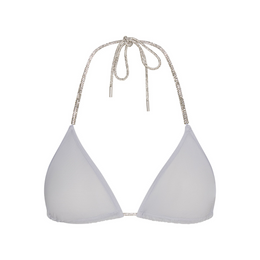 Rhinestone Knit Triangle Bralette