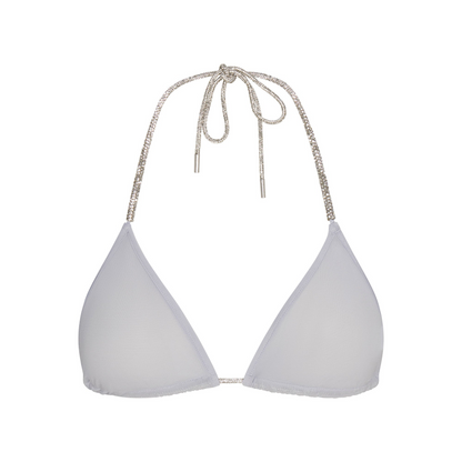Rhinestone Knit Triangle Bralette