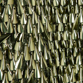 RI Studio Green Sequin Column Midi Skirt