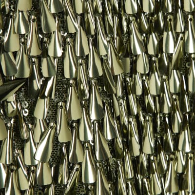RI Studio Green Sequin Column Midi Skirt