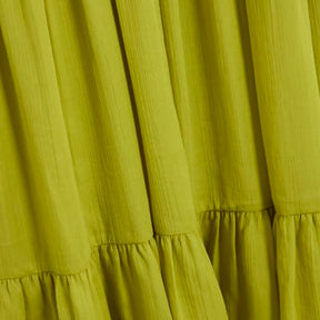 RI Studio Lime Green Layered Maxi Dress