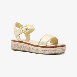 Richie Metallic Platform Espadrille Sandal