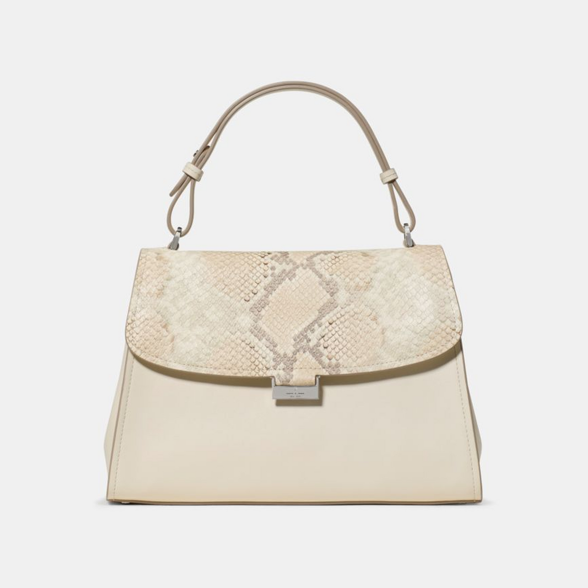 Riley Snake Top Handle Bag