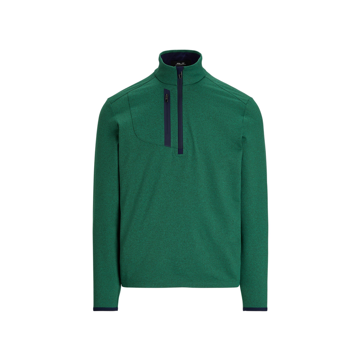 RLX Cotton Long Sleeve Half Zip Performance Golf Jacket