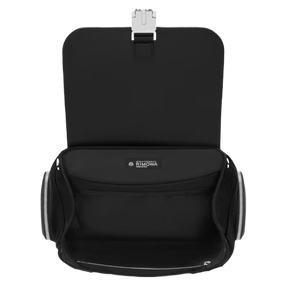 Never Still - Canvas Flap Backpack Large Black