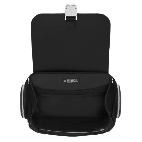 Never Still - Canvas Flap Backpack Large Black