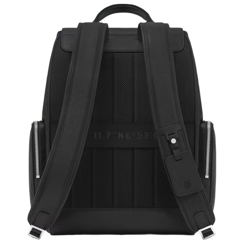 Never Still - Canvas Flap Backpack Large Black