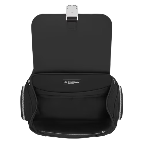 Never Still - Canvas Flap Backpack Large Black